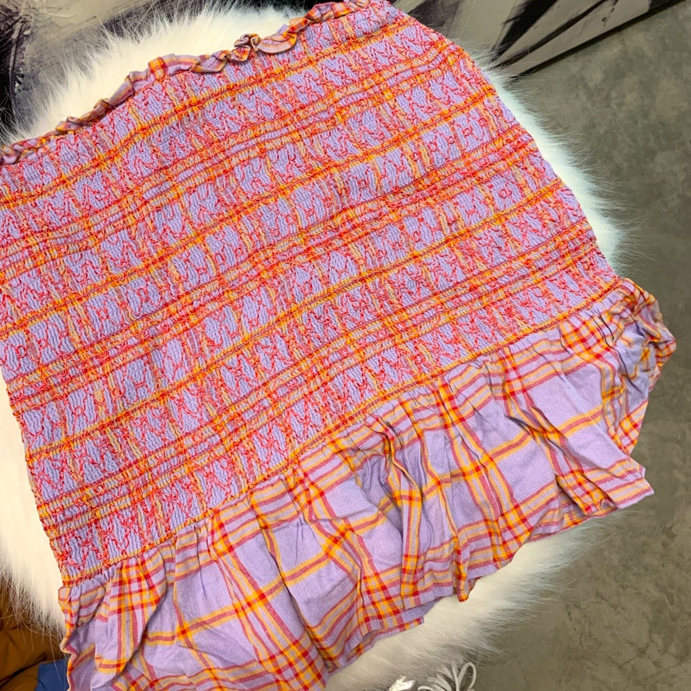 Urban Outfitters Y2K smocked flounce skirt